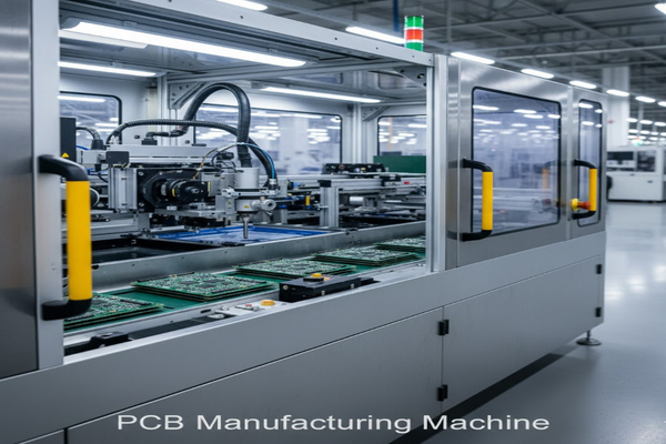 A professional PCB manufacturing machine in a factory